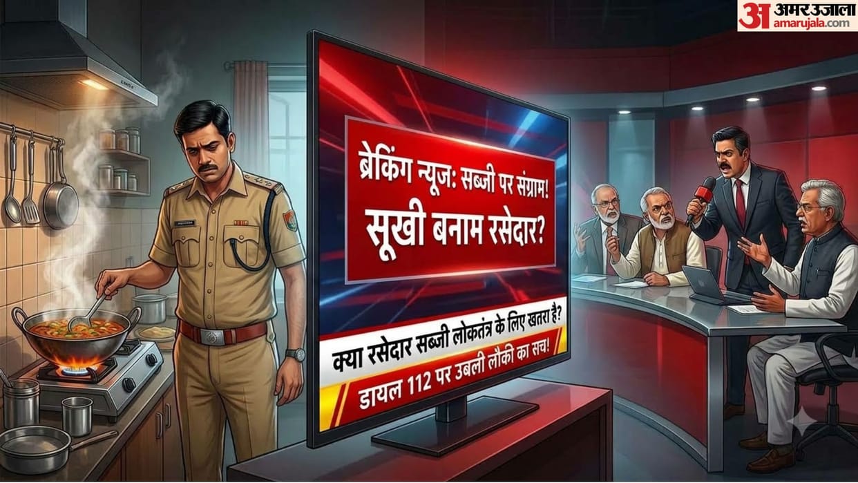 Dry vs Gravy Sabzi: A Hilarious Satire on TV Debates and Meaningful Discussions in hindi