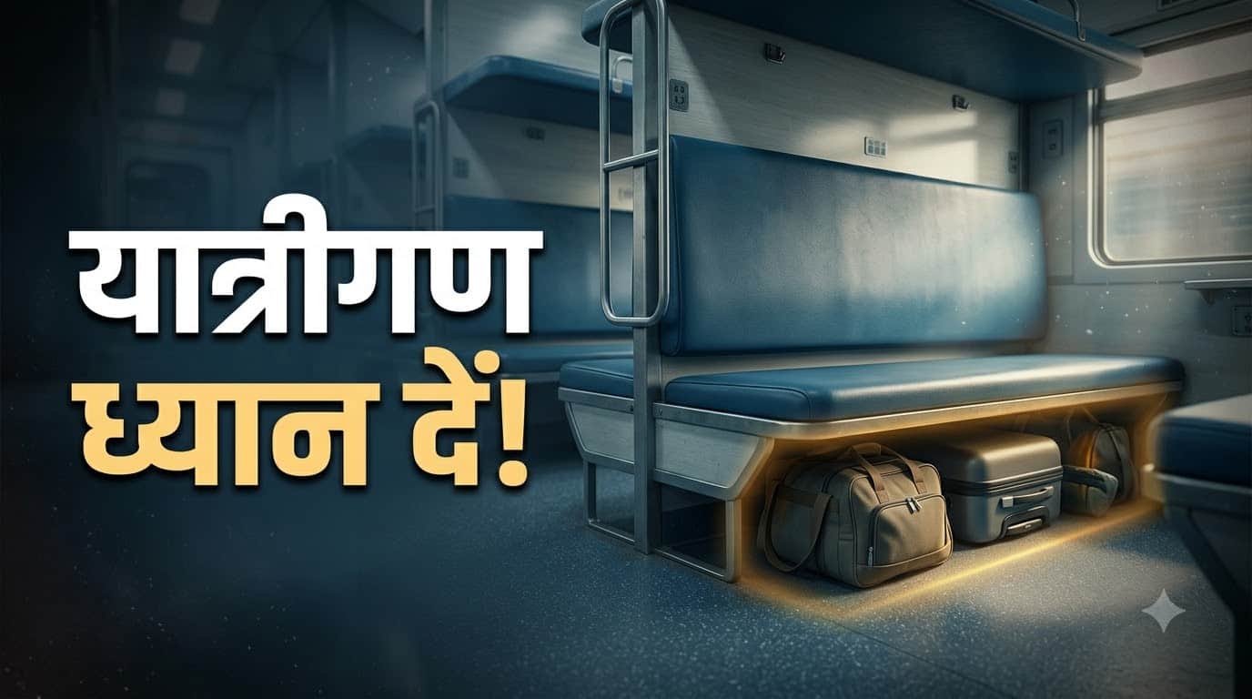 ट्रेन में सीट के नीचे क्या सामान नहीं रखना चाहिए?