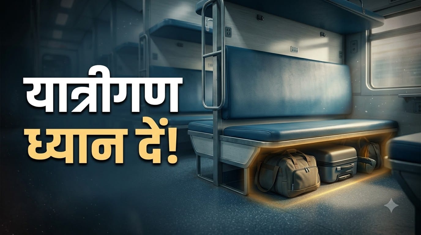 ट्रेन में सीट के नीचे क्या सामान नहीं रखना चाहिए?