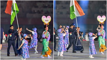 Asian Games 2026 Opening Ceremony: Manu Bhaker, Pawan Sehrawat Lead Indian Contingent With Tricolour