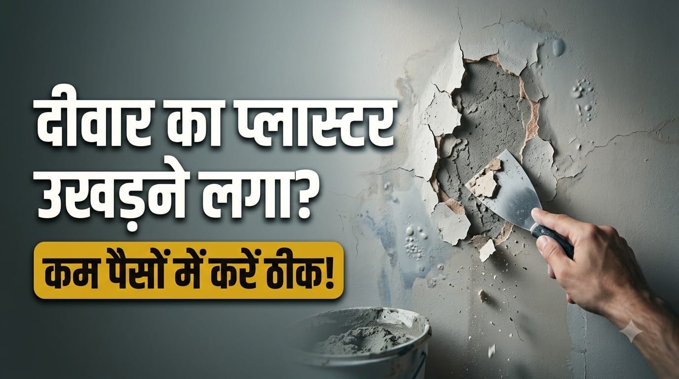उखड़ा प्लास्टर ठीक कैसे करें