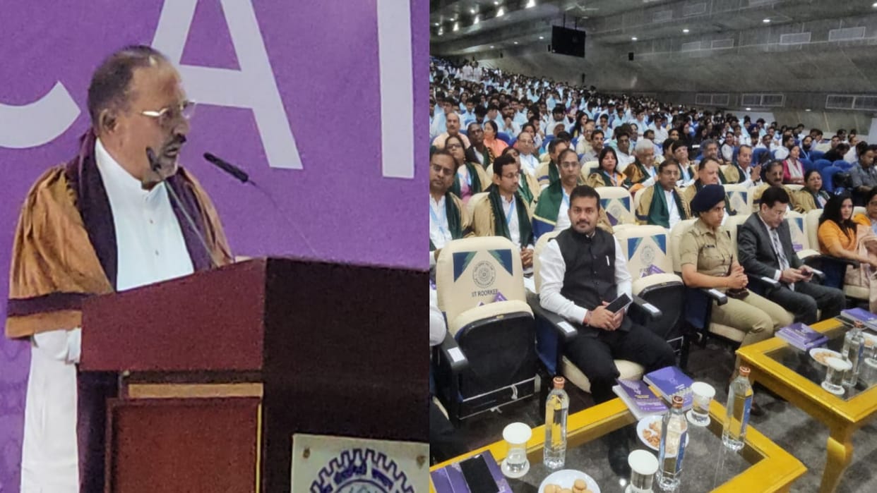IT Roorkee Convocation NSA Ajit Doval CDS General NS Raja Subramani Attend Ceremony Students Receive Degrees
