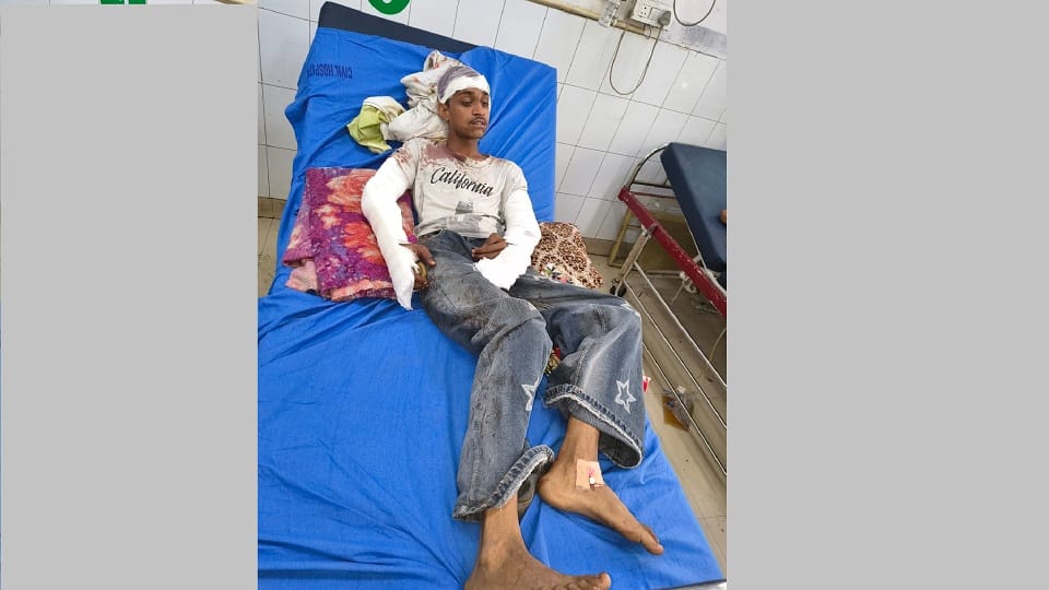 लुधियाना में युवक की बेरहमी से पिटाई