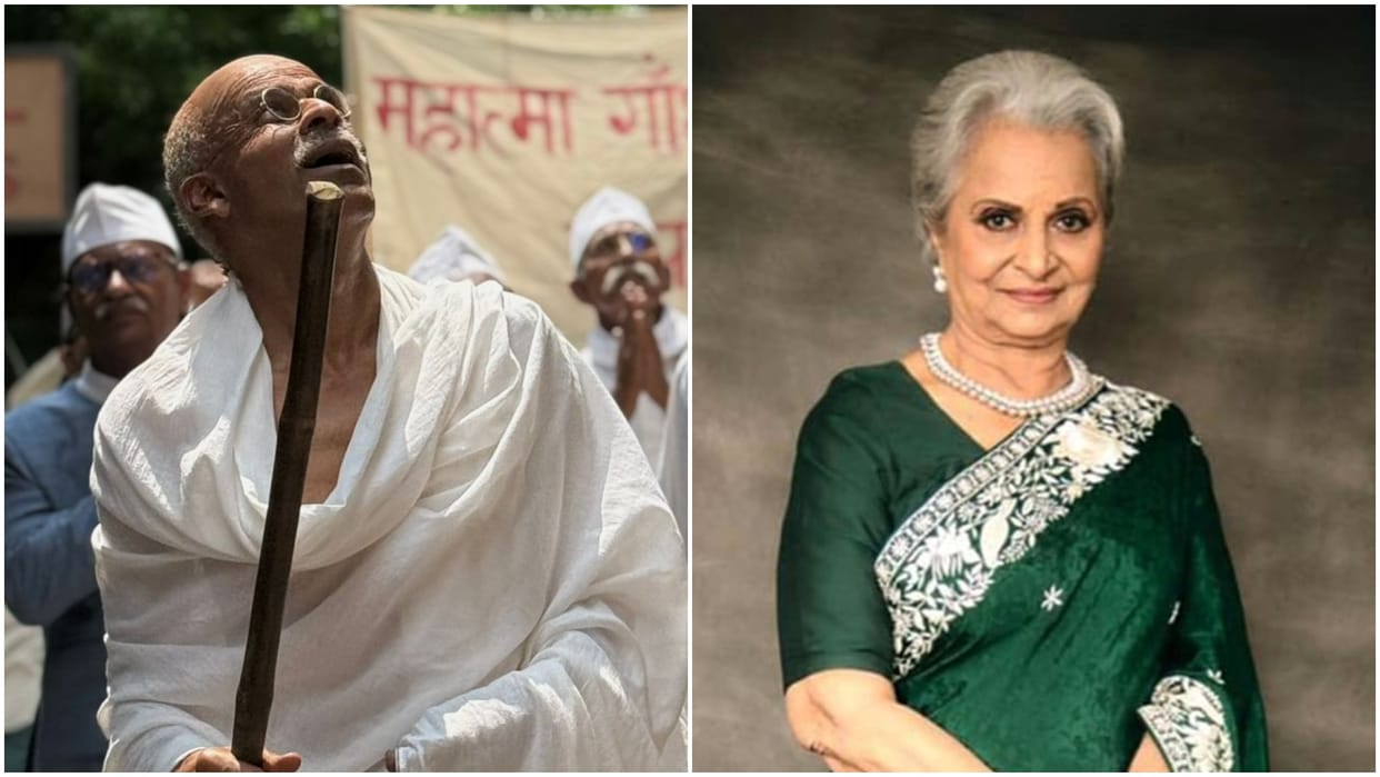 waheeda rehman will play important role in anubhav sinha and sudhir mishra film mahatma gandhi