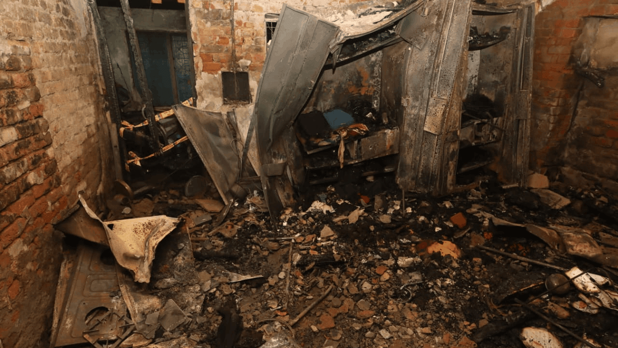 Delhi Fire breaks out in a house in Moti Nagar following cylinder explosion