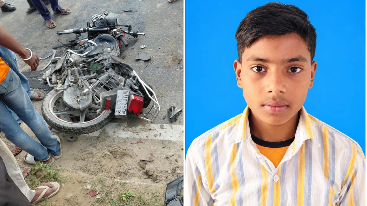 Class 10 student killed after vehicle hits bike on highway in Bareilly