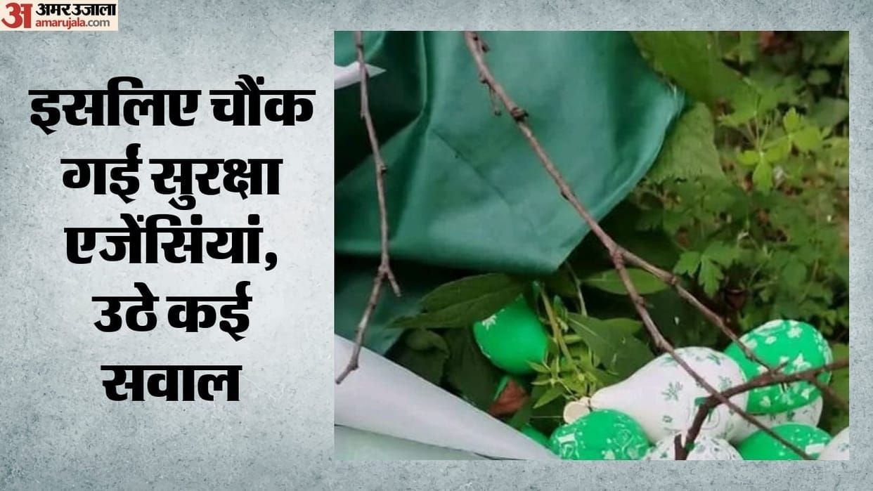 Poonch: Pakistani flags and AK-47 recovered from jewellery shop.