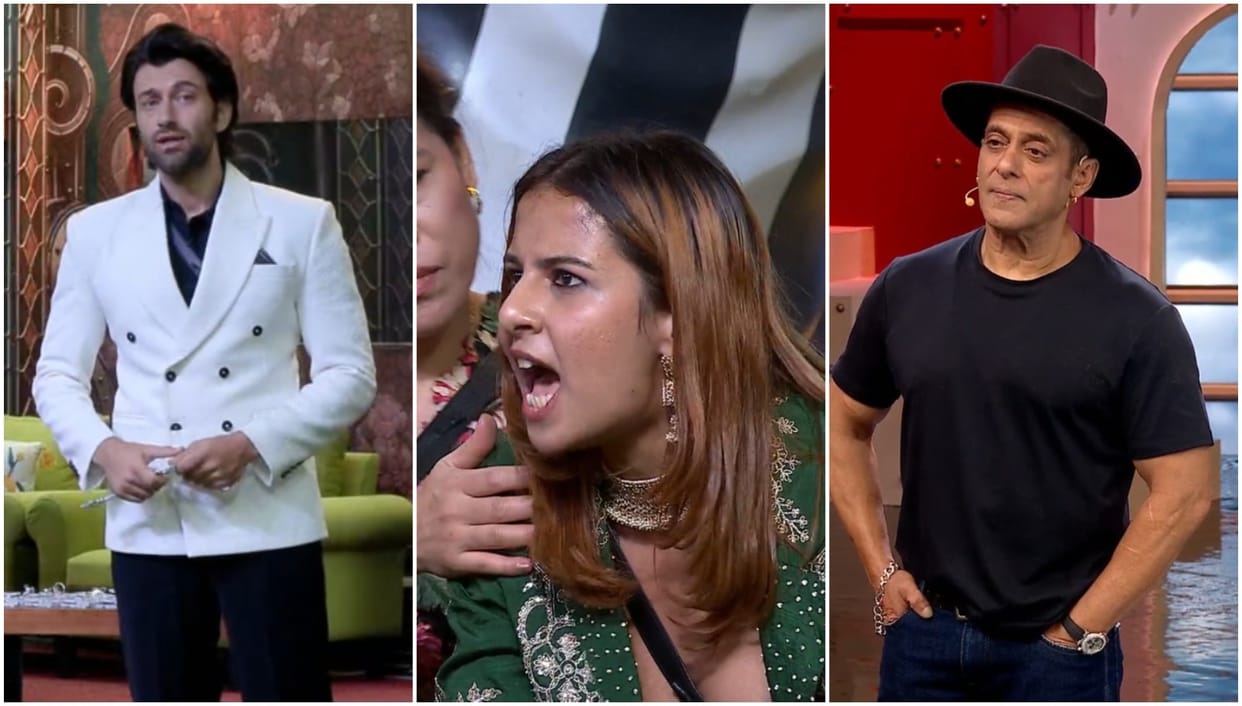 Rohed Khan evicted from the Salman Khan hosted show Bigg Boss 20 amrapali mahi qazi and rhiti tiwari fight