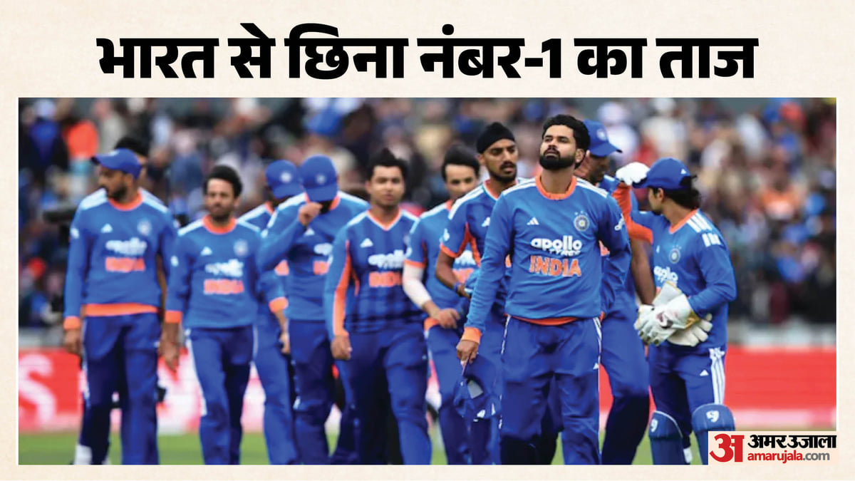 इंग्लैंड ने भारत को पछाड़कर आईसीसी टी20 रैंकिंग में शीर्ष स्थान हासिल किया