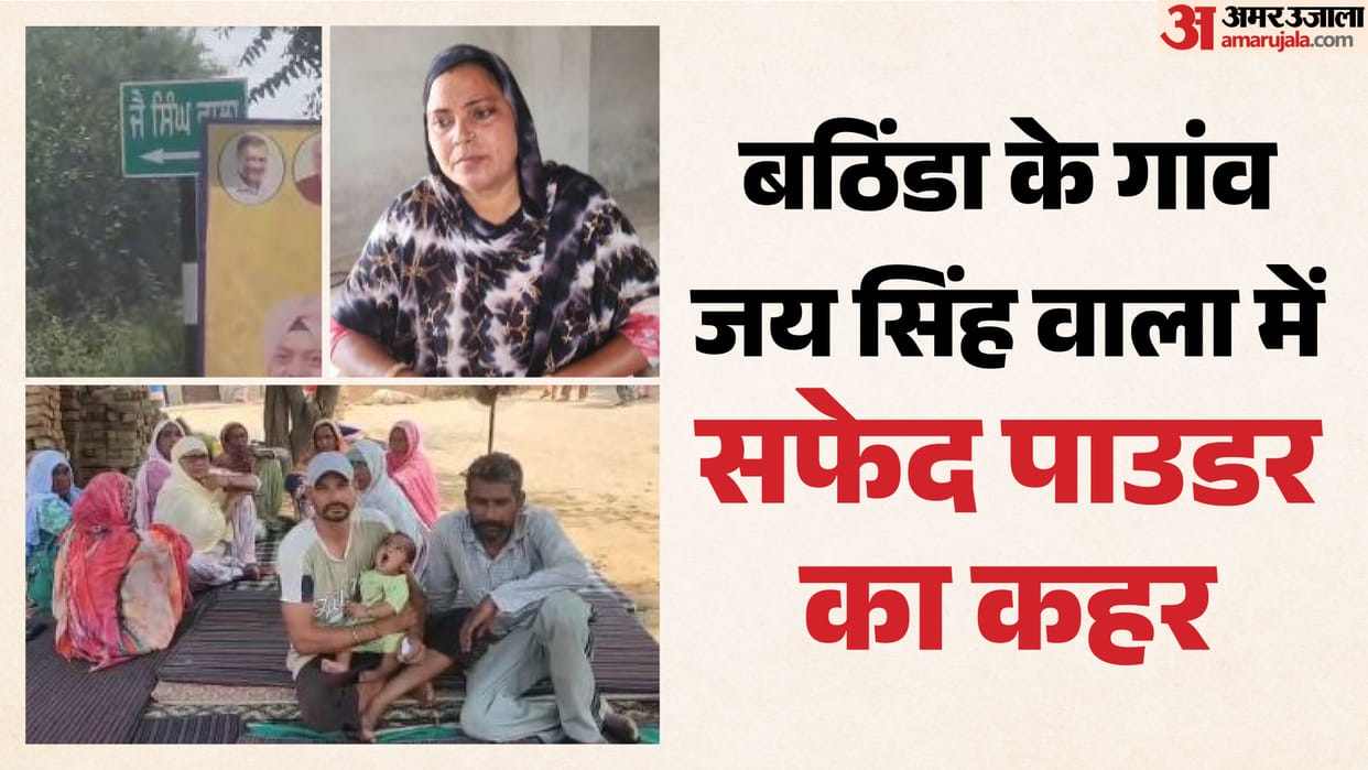 The havoc of 'Chitta' in Jai Singh Wala village Bathinda district.