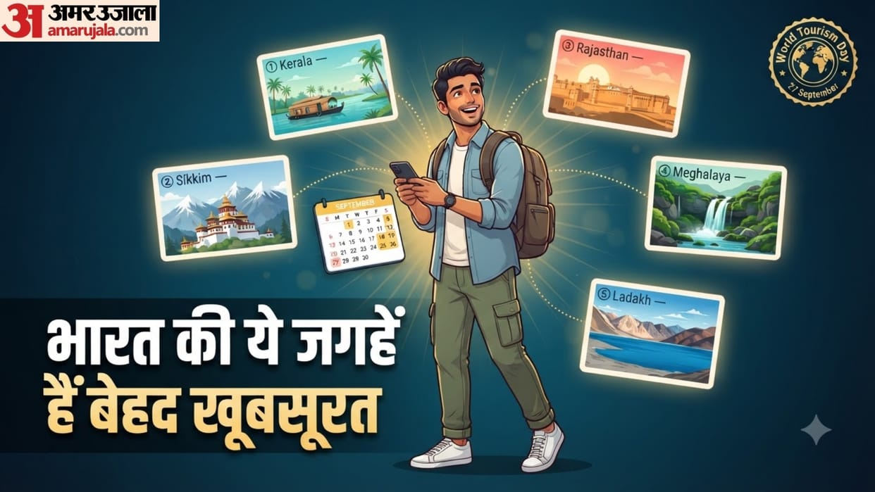 world tourism day 2026 top 5 beautiful places in india to visit in September