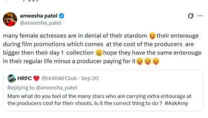 Ameesha Patel Replies In Ask me Session slams PR and actress enterouge to 99rs cinema offers