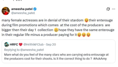 Ameesha Patel Replies In Ask me Session slams PR and actress enterouge to 99rs cinema offers