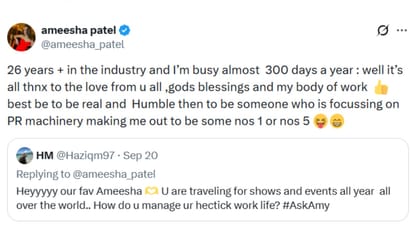 Ameesha Patel Replies In Ask me Session slams PR and actress enterouge to 99rs cinema offers