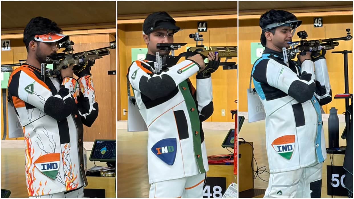 Asian Games 2026: India Win Silver Medal In Men's 10m Air Rifle Team Event