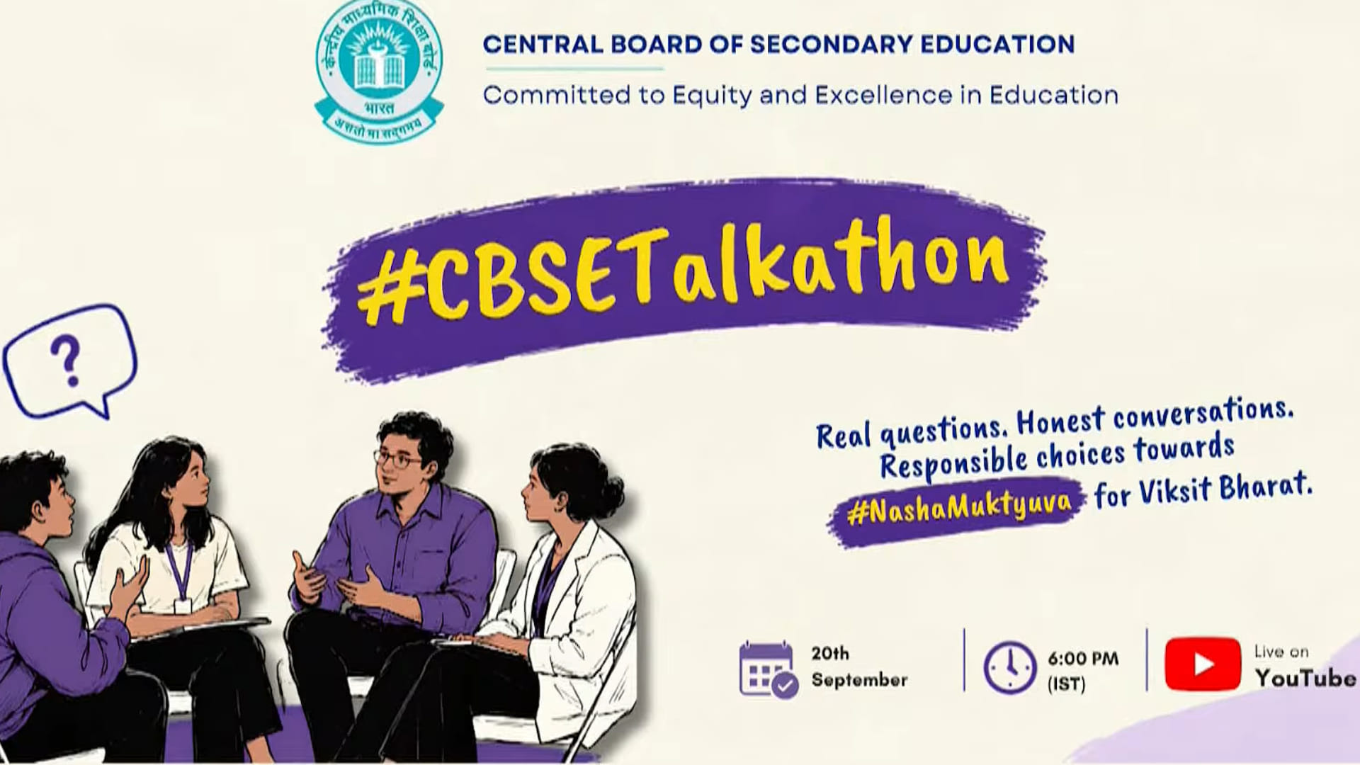 CBSE Talkathon on Nasha Mukt Yuva