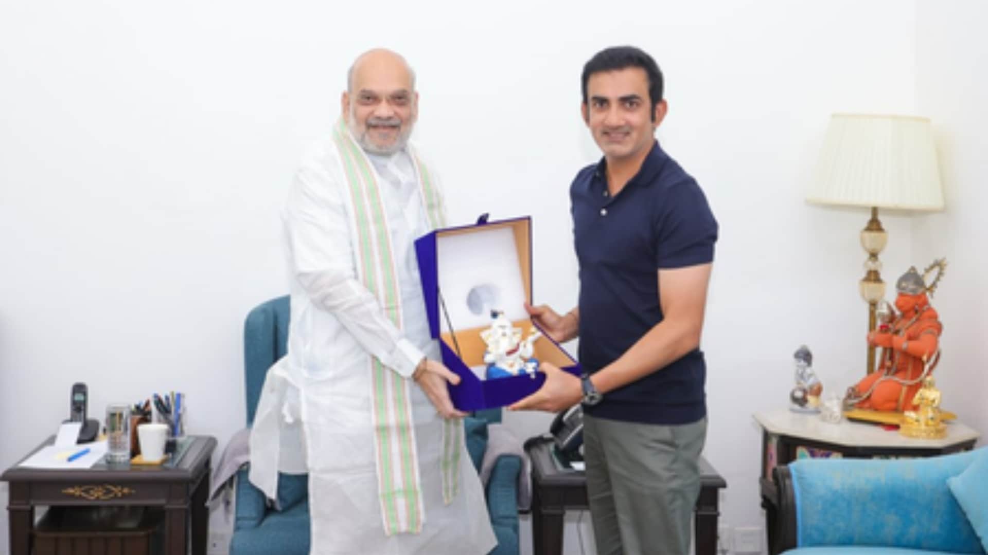 अमित शाह और गौतम गंभीर