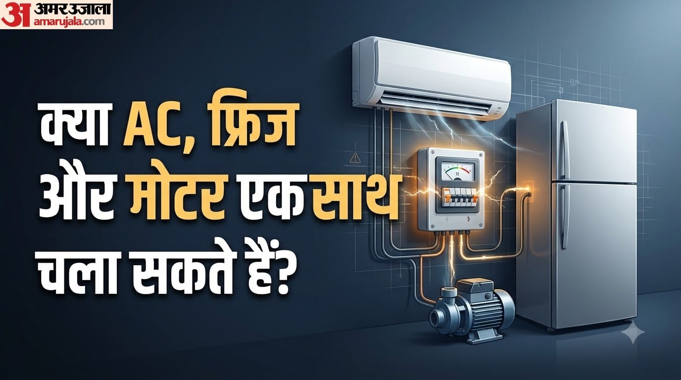 क्या AC, फ्रिज और मोटर एक साथ चला सकते हैं?