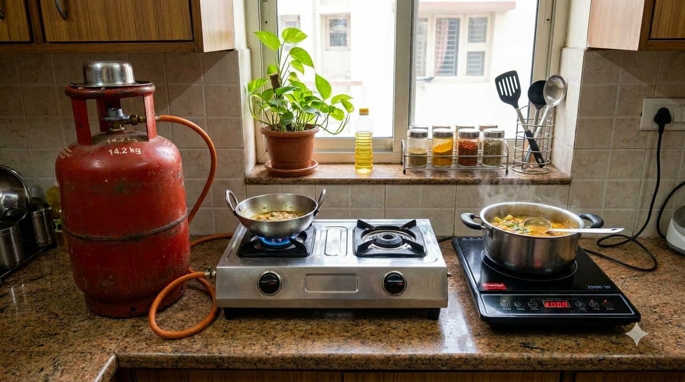 LPG Cylinder vs Induction: Which Is Cheaper for Cooking? Know the Complete Cost Comparison