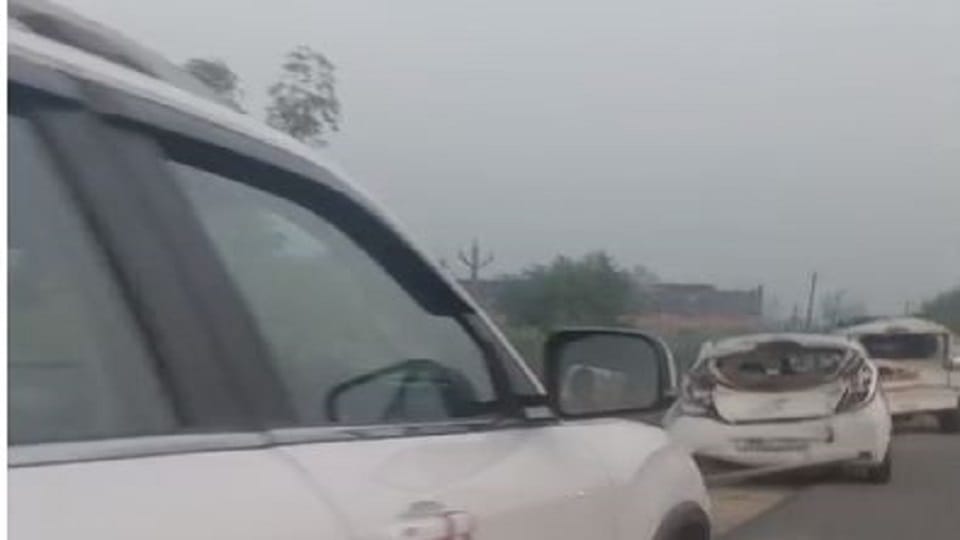पुलिस की वजह से हो गया हादसा