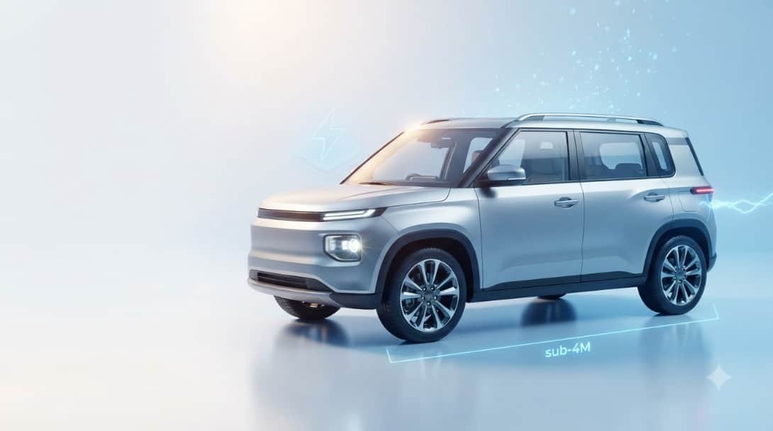 Upcoming Electric Hyundai HE1i SUV Spotted Again With Two Headlamp Setups, What New?