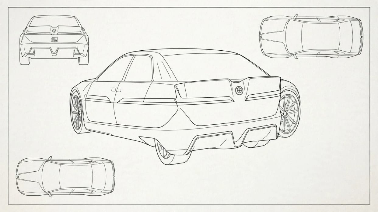 BMW M Concept Neue Klasse Design Patented India, Future Electric M3 Teased?