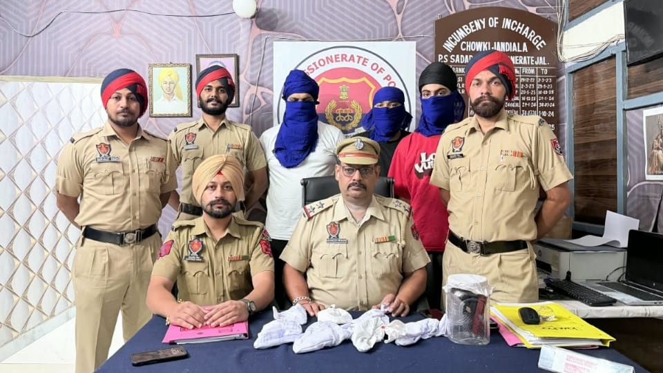 Large consignment of illegal weapons seized in Jalandhar three arrested including YouTuber Mani Shaukar