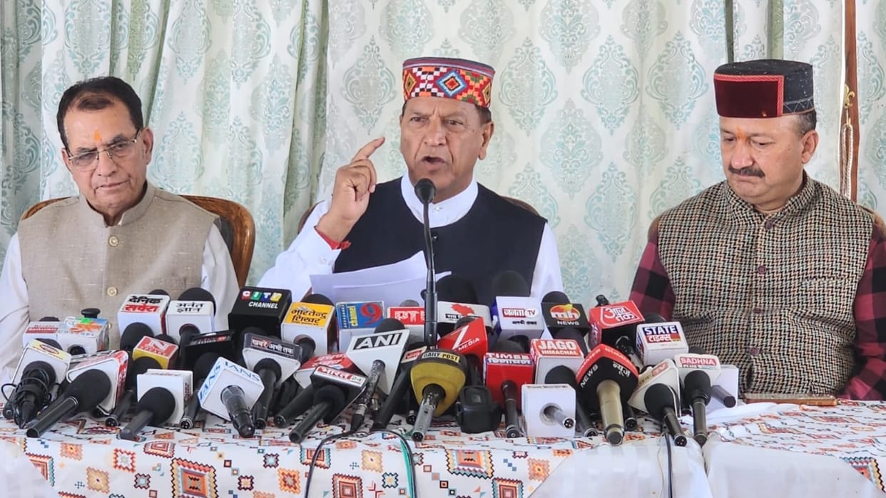Rajiv Bindal attacks CM Sukhu over Kishau Dam; accuses him of misrepresenting facts.