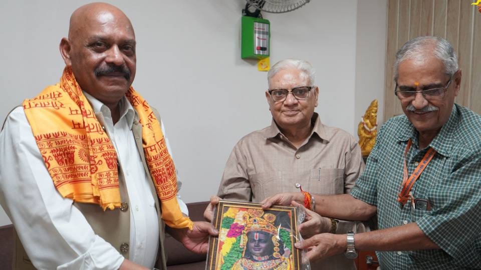 first CEO of Ram Mandir Jitendra Mishra has taken charge of operations in Ayodhya