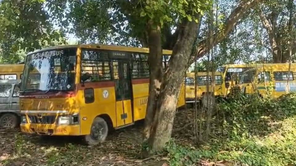 Sharp Global School management had nine vehicles registered with RTO while 17 were being operated