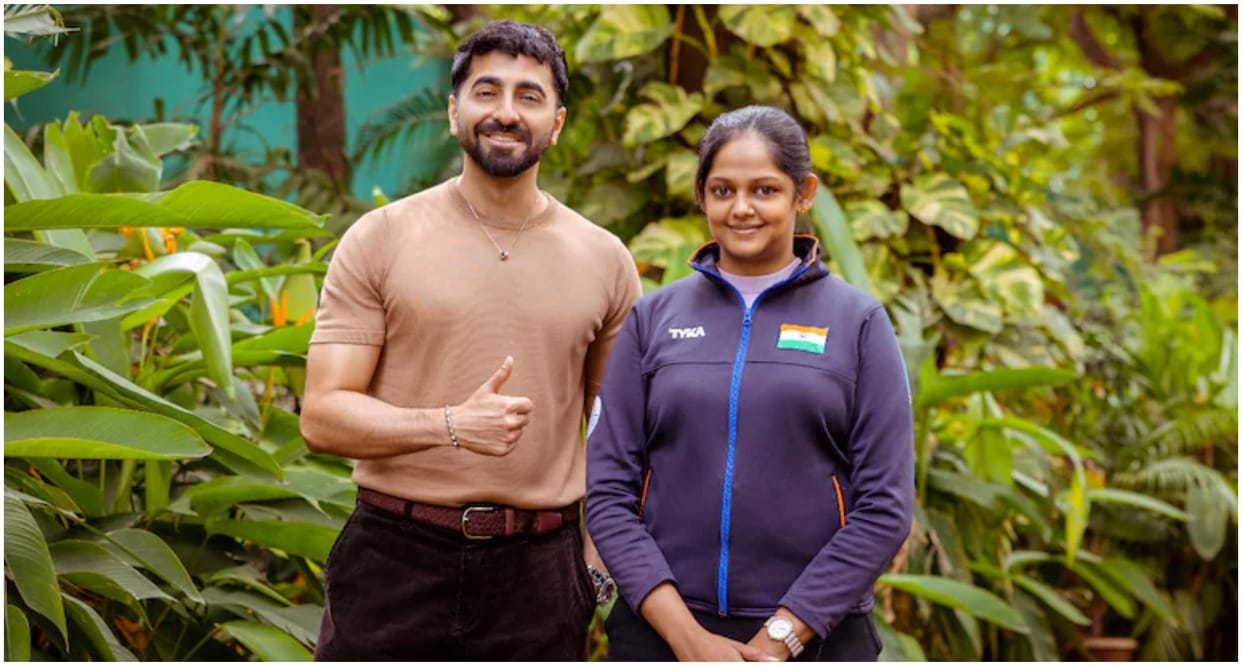 Bollywood actor Ayushmann Khurrana sponsors rifle for shooter Sajjanar she thanks him