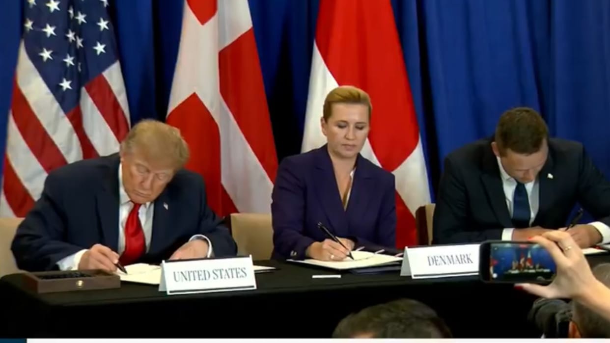 donald Trump signs US-Denmark-Greenland agreement to bolster Arctic security
