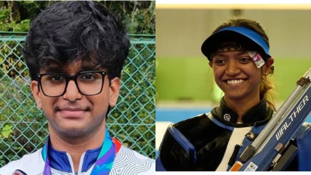 Elavenil Valarivan and Parth Mane finished fourth in the 10m air rifle mixed team final at Asian Games
