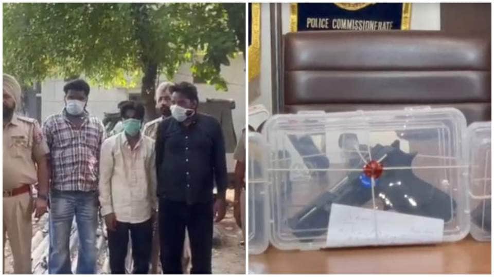 अवैध हथियारों के साथ गिरफ्तार आरोपी