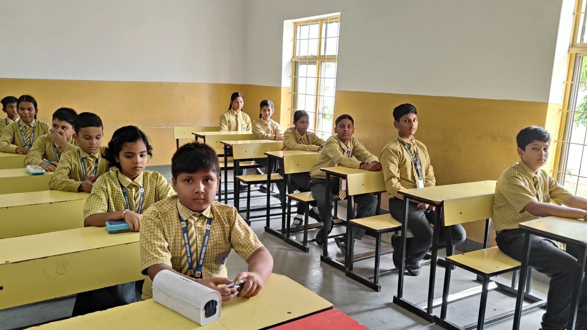 Varanasi Students took first National Olympiad Level-1 exam AI online and GK offline