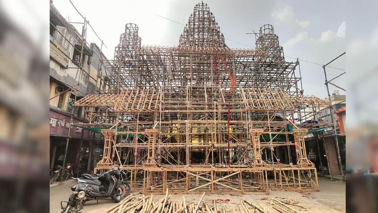 Durga puja 2026 UP tallest Goddess Durga idol standing 30 feet tall—will be installed in Kashi