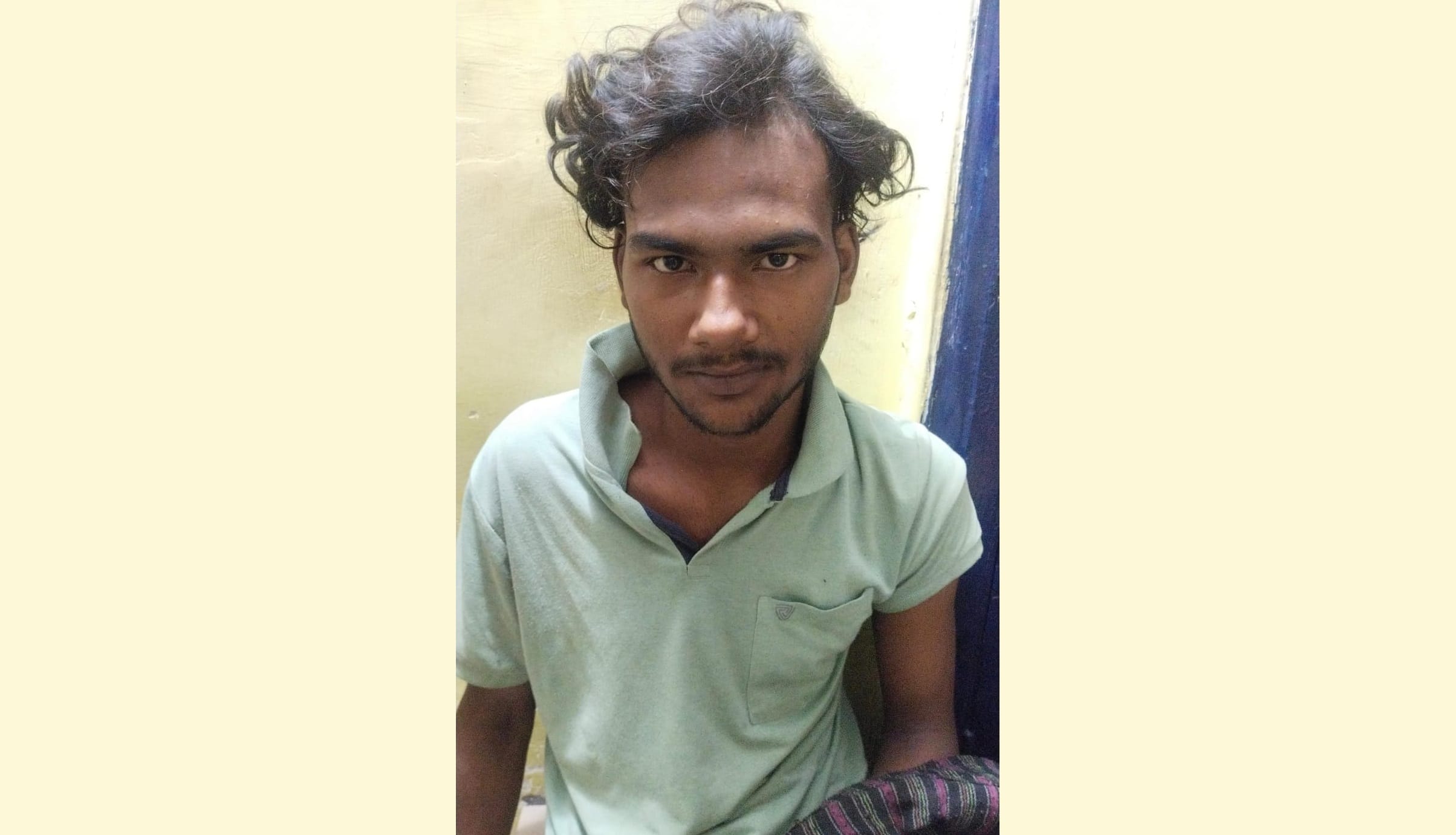पुलिस की गिरफ्त में आरोपी