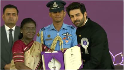 Kartik Aaryan Returns To London Captain India sets After National Film Award Win