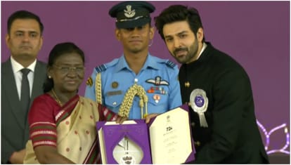 Kartik Aaryan Returns To London Captain India sets After National Film Award Win