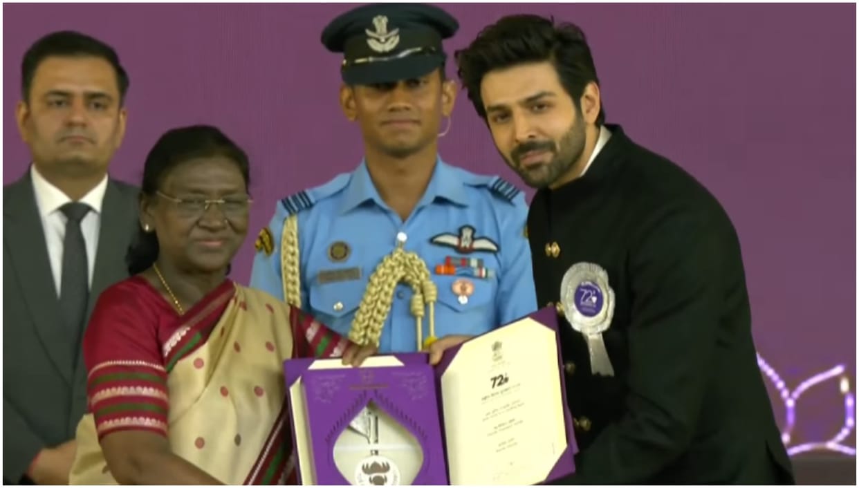 Kartik Aaryan Write post after getting National film Award says Not Chandu I am Champion