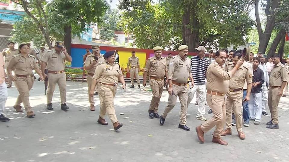 accused shot the teacher four times in the head footage shows him dragging her away in lakhimpur kheri