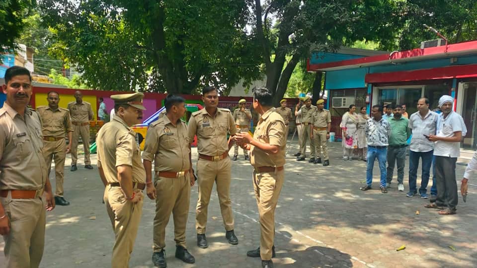 accused shot the teacher four times in the head footage shows him dragging her away in lakhimpur kheri