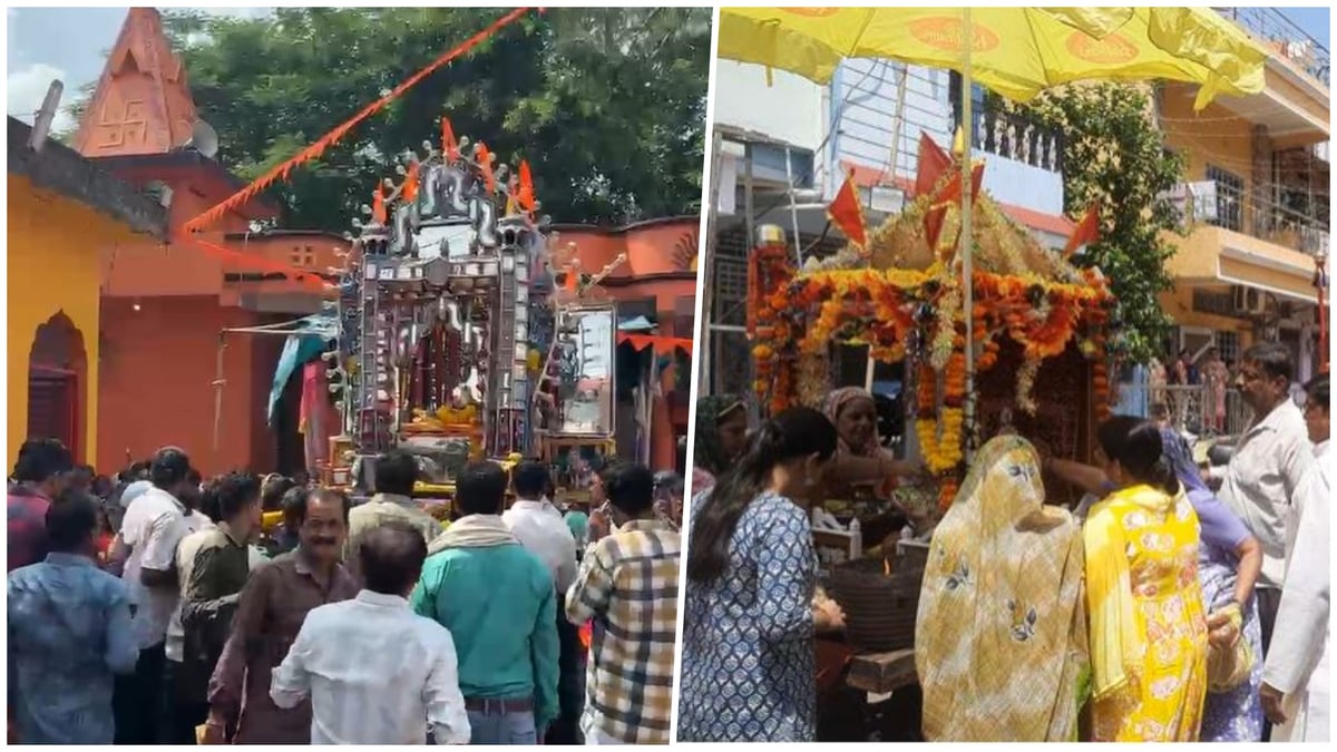 सीहोर: ग्यारस पर 20 फीट के भव्य डोल पर भ्रमण करने निकले श्री नृसिंह, 10 घंटे तक शहर में गूंजा भक्ति का उल्लास