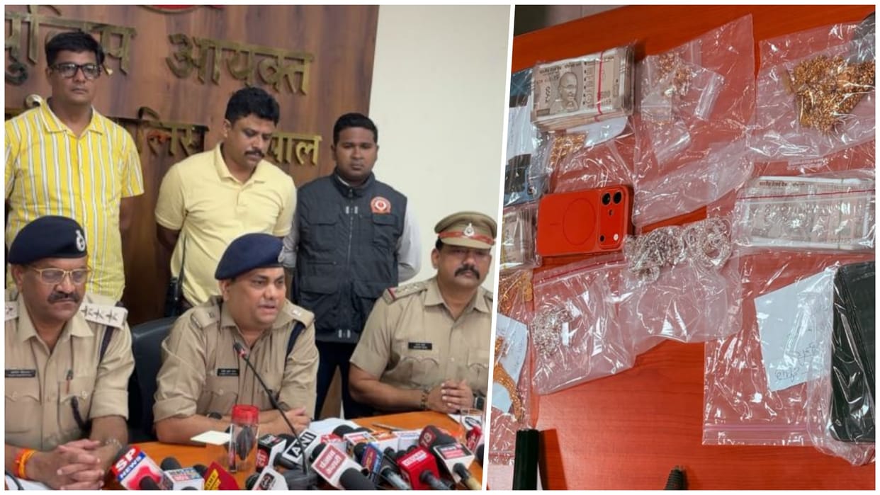 Bhopal: Gang Challenging Police Busted, Stole Rs 25 Lakh from ACP’s House; 4 Thieves Arrested in Rajasthan