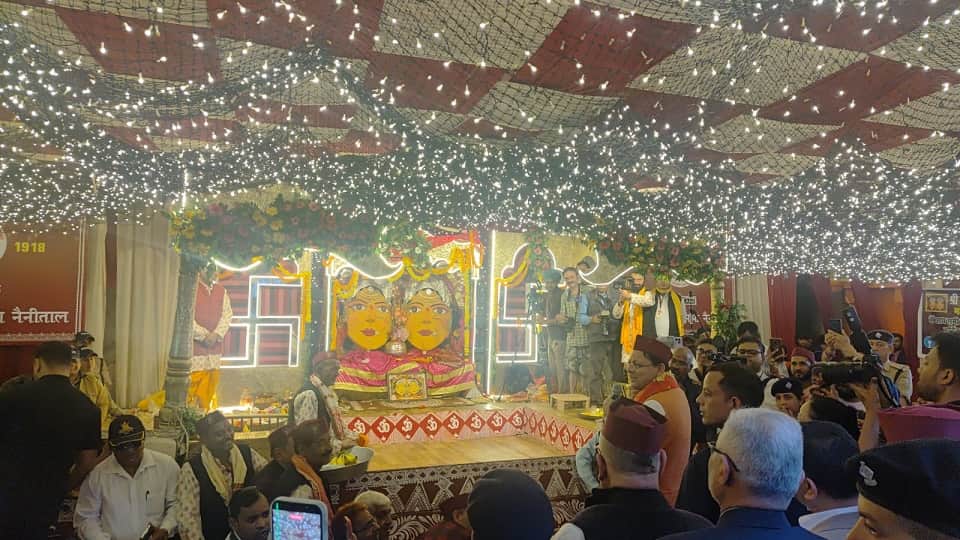 CM Dhami paid obeisance to Goddess Nanda Devi and prayed for the state's happiness and prosperity