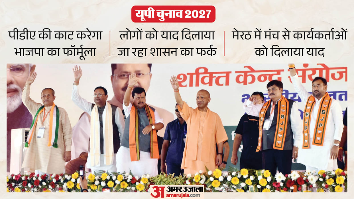 UP Election 2027 BJP Then vs Now Formula to Counter Akhilesh Yadav PDA Strategy Meerut News in Hindi