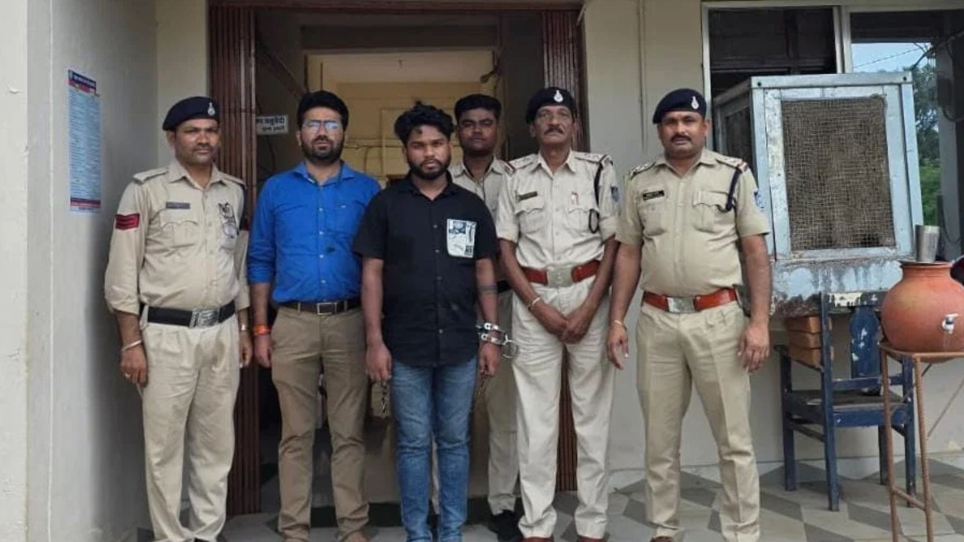 आरोपियों को पकड़ने के लिए खैरहा पुलिस ने बिछाया जाल