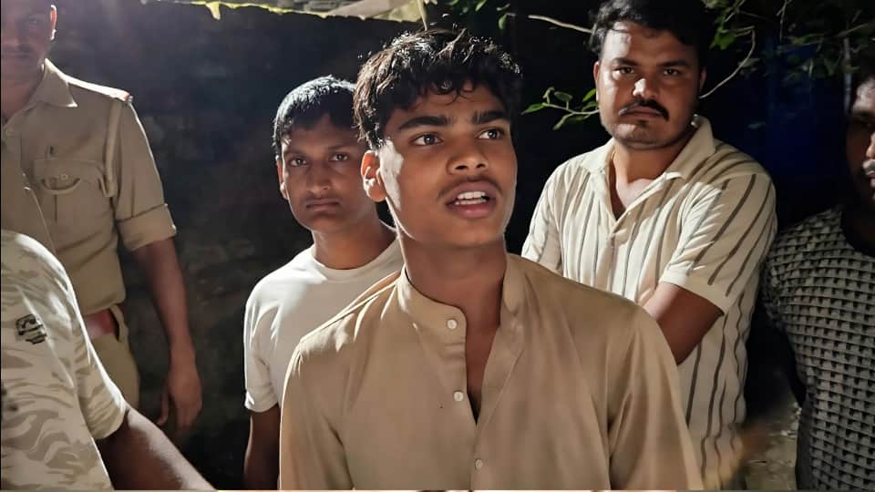 Azamgarh murder case Accused Arvind killed in encounter who killed his wife priests and son shot dead