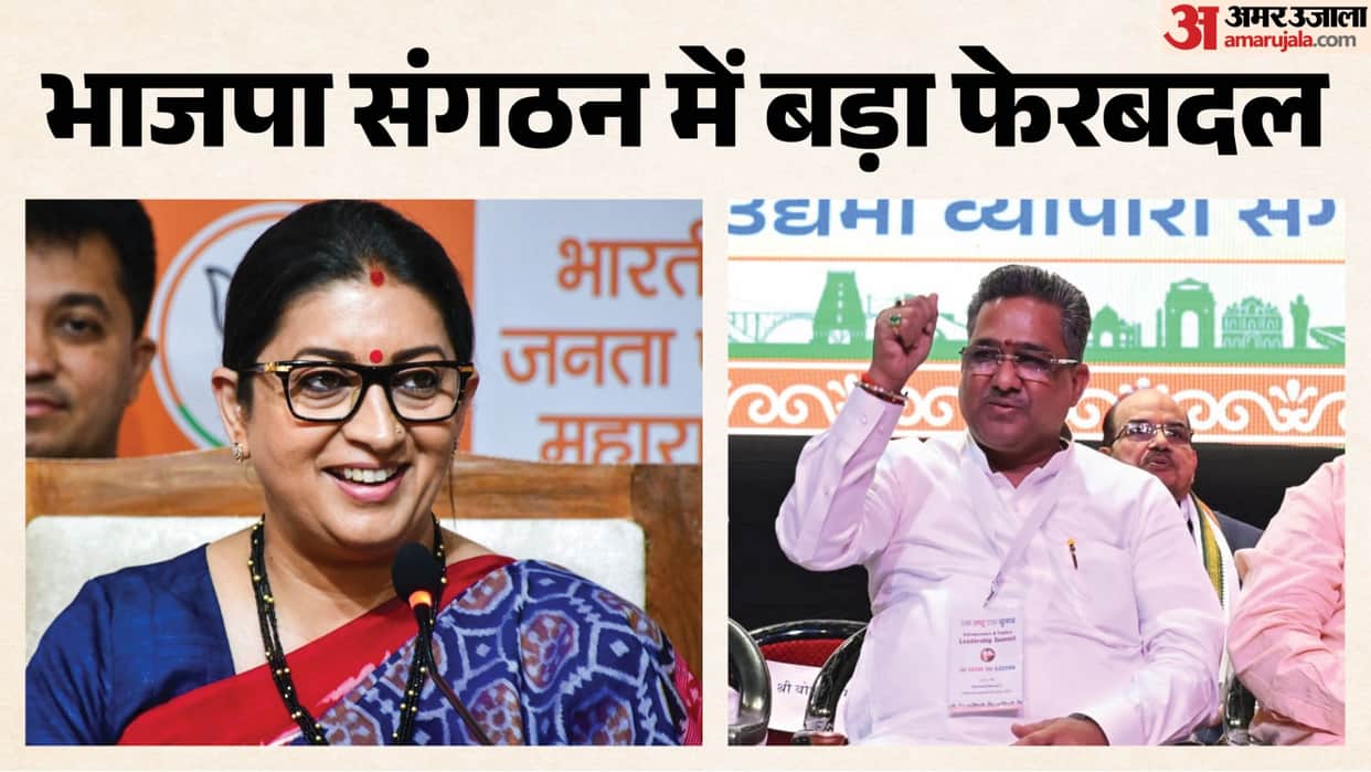 BJP Announces State In-Charges: Four Co-In-Charges for Uttar Pradesh, Where Has Smriti Irani Been Assigned?