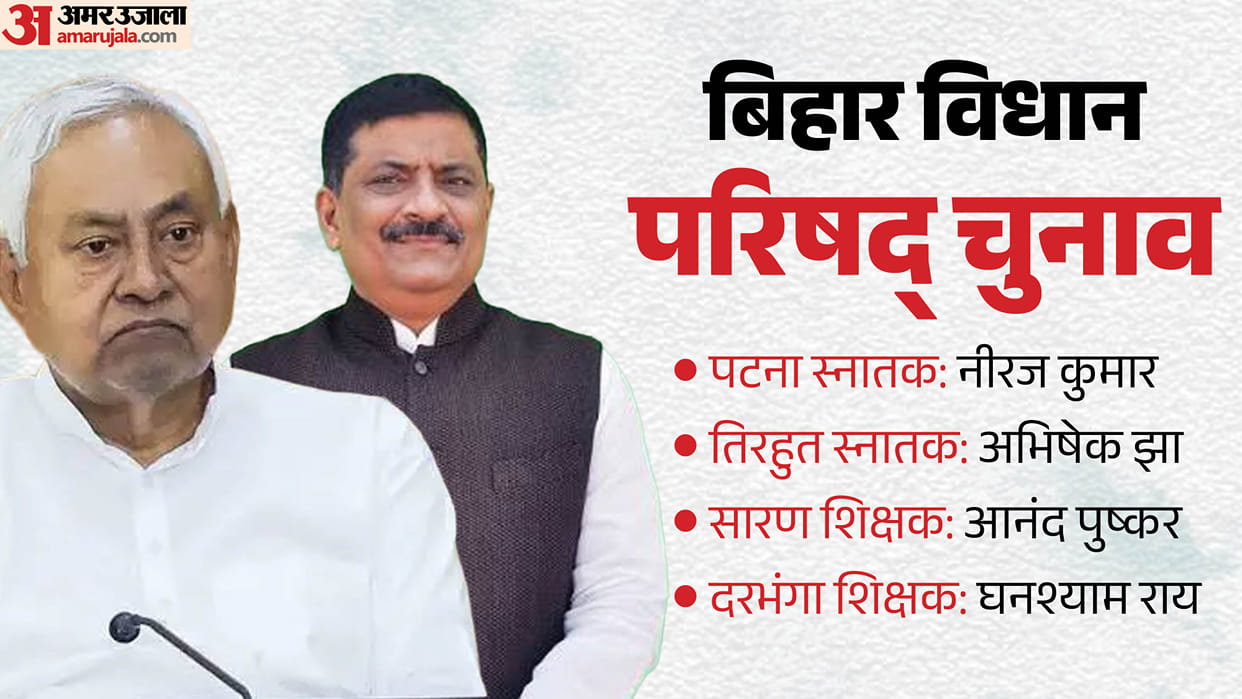 JDU Names MLC Candidates for Patna, Tirhut, Saran Darbhanga MLC Election Nitish Kumar Patna Bihar Bihar News